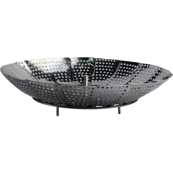Steamer basket stainless steel Ø 23 cm foldable