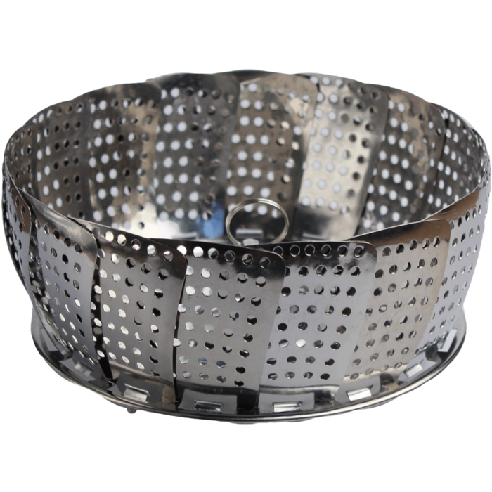 Steamer basket stainless steel Ø 23 cm foldable