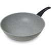 Wok pan Ø 32 cm with handle - light gray - Flonal