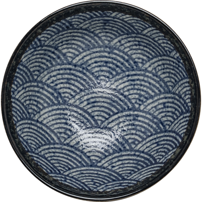 Japanese wave bowl Ø22 cm - H9 cm - 6041013