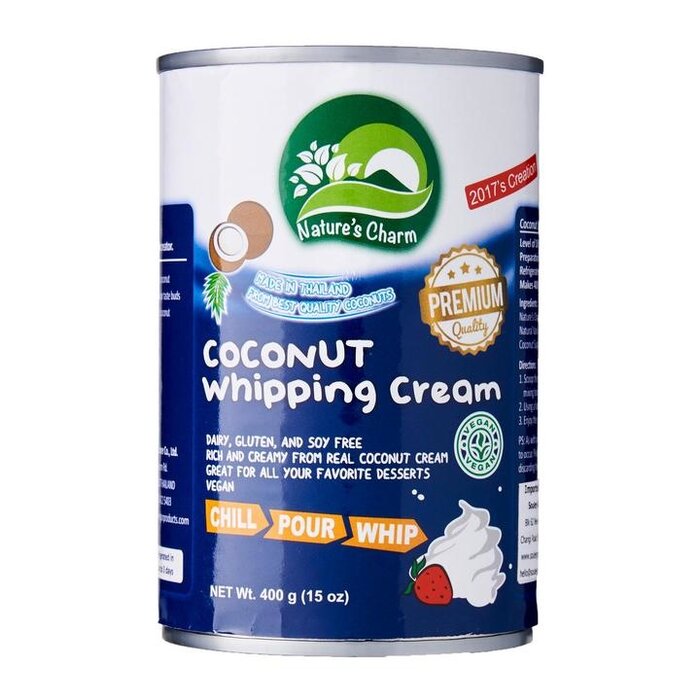 Coconut Whipping Cream 400ml Nature's Charm