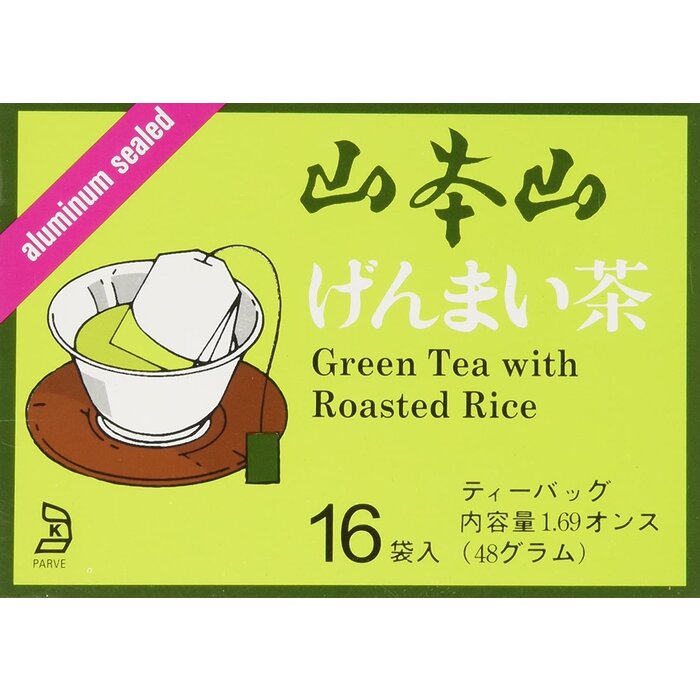 Genmai Cha tea bag 16 pcs (48g) YamaMotoYama