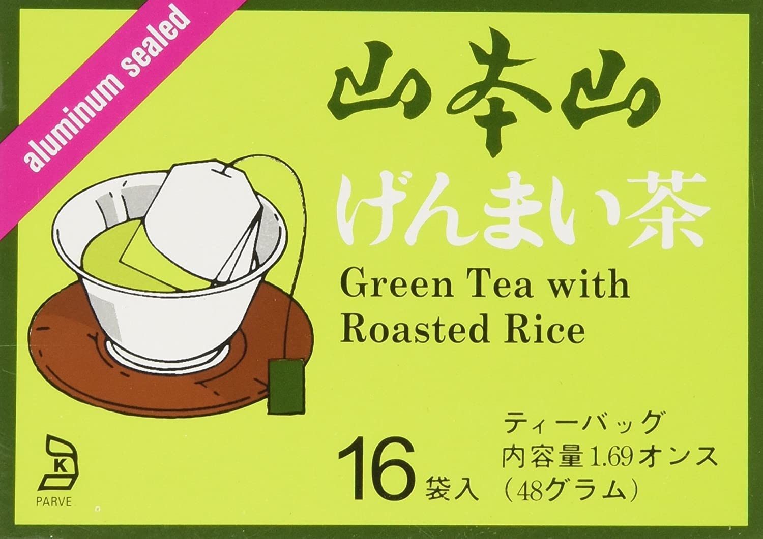 Genmai Cha tea bag 16 pcs 48g YamaMotoYama Tokogembira.nl