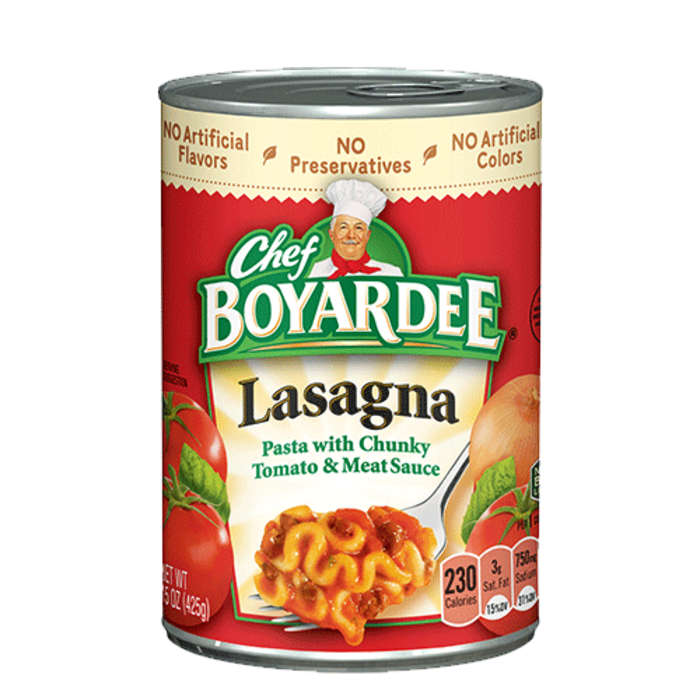 lasagna 425g - chef boyardee