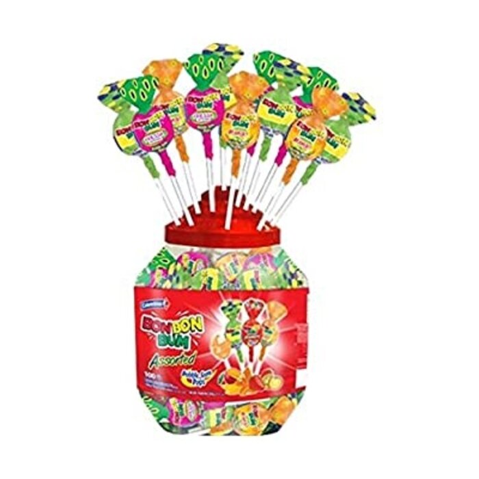 BonBon Bum Assorted 100 pieces Colombina Pot
