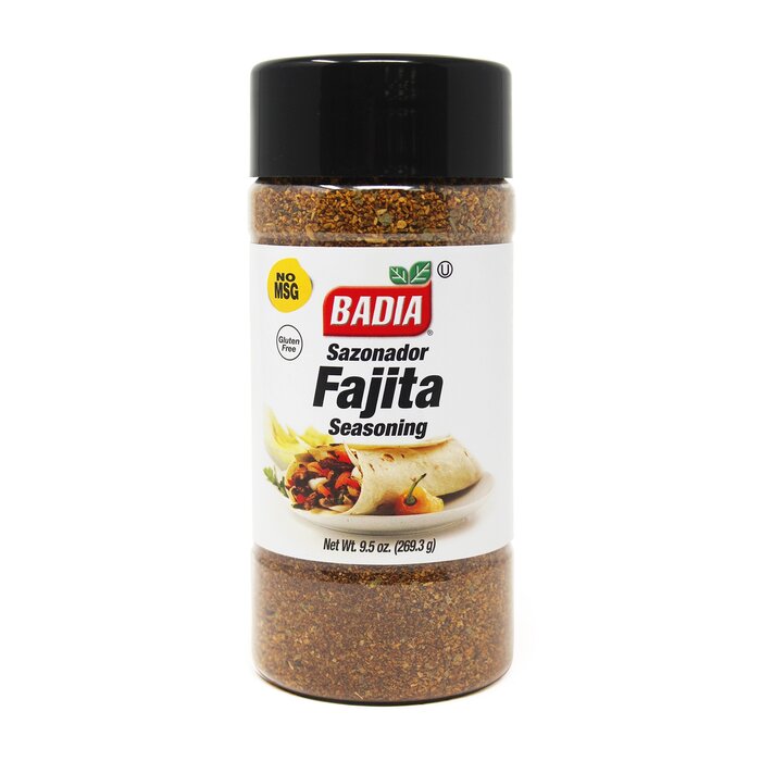 Badia badia fajita seasoning 9.5 oz - 269.3gr