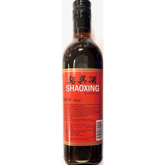 Shaoxing wine for cooking only 70 cl. 14 Tokogembira.nl