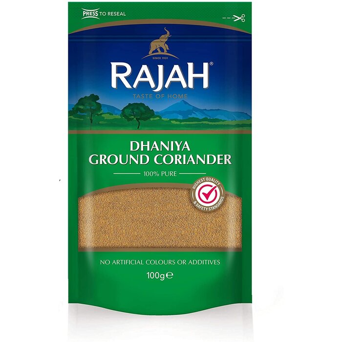 ground coriander dhaniya 100g rajah