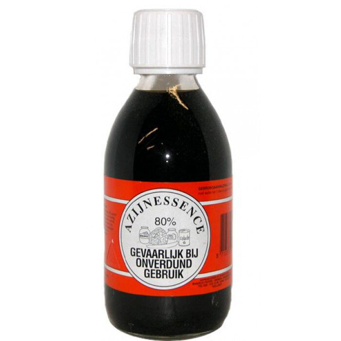 Vinegar Acid Essence 80% Black 250ml Bharco Foods