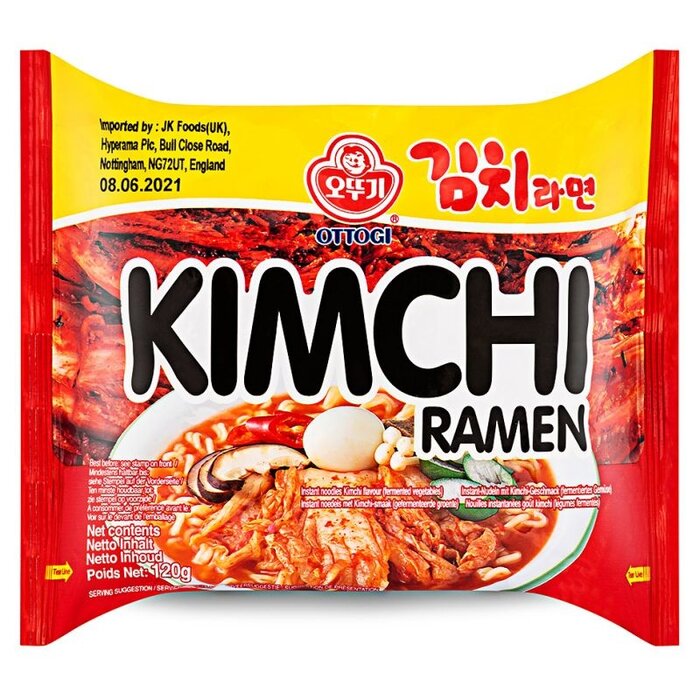 kimchi ramen 120g ottogi
