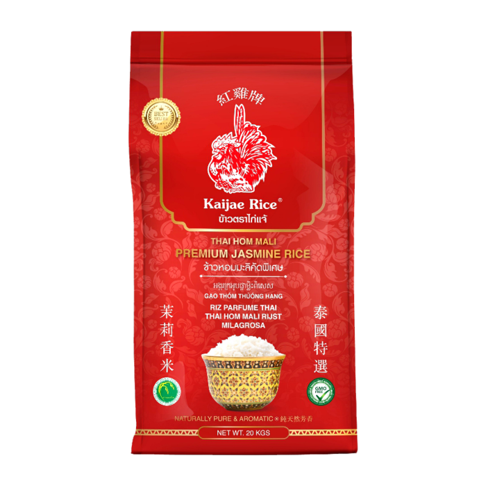 Thai Hom Mali - Jasmine Rice 20kg Kaijae Rice
