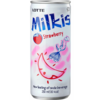 Milkis Strawberry Soda Drink 250ml lotte