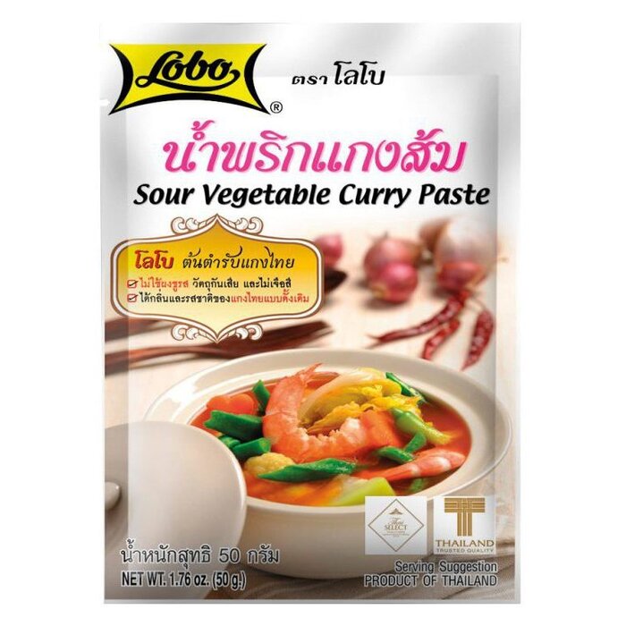 sour vegetable curry paste 50g lobo