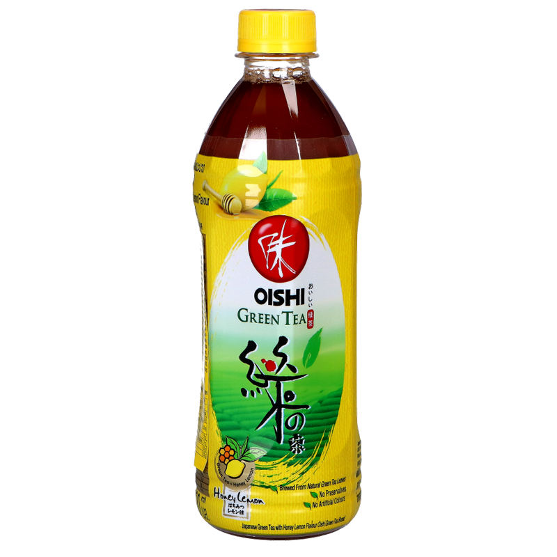 oishi green tea honey lemon 500ml Tokogembira.nl
