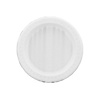 Plastic plates White Ø 18 cm - 50 pcs - Peter's