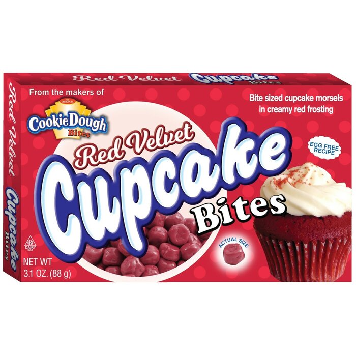 red velvet cupcake bites 88g - cookie dough