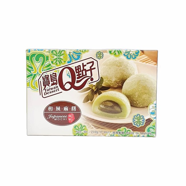 green tea mochi
