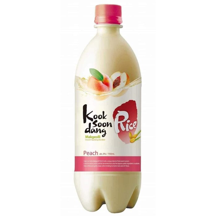 outlet: Peach Makgeolli 3% - 750ml Kooksoondang tht 2025.11.14