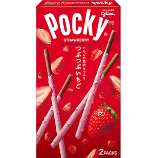 Pocky Chocolate Tubutubu Strawberry 55g Glico Japan