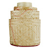 bamboo carrier sweet rice box 3 bundel van Ø  6", 5" & 4"