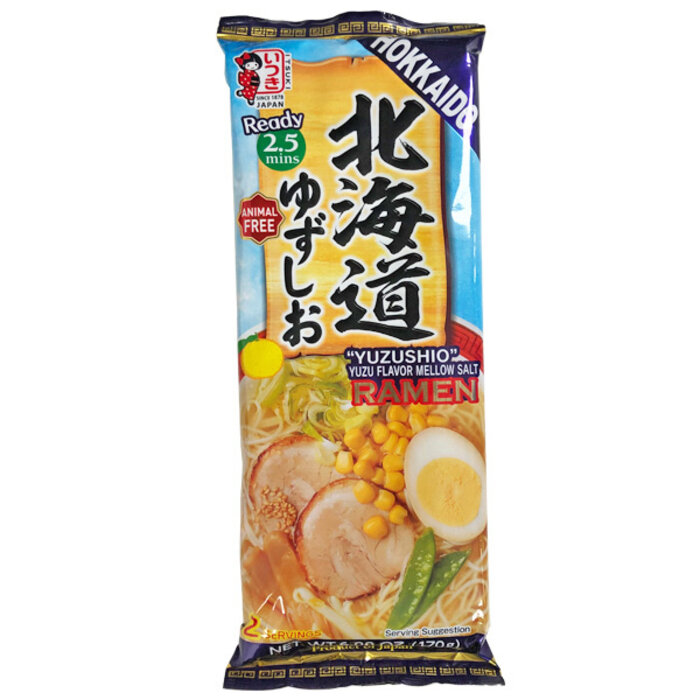 OUTLET: Ramen Hokkaido Yuzu Shio 170g Itsuki THT: 11-6-2025