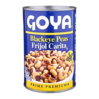 goya blackeye peas 15.5 oz - 439g in blue can