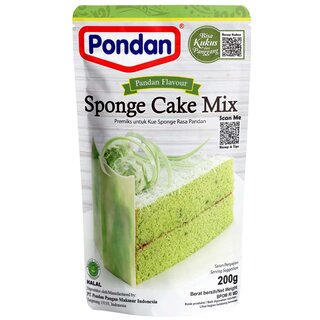 Sponge Cake Mix Pandan 200g - Pondan
