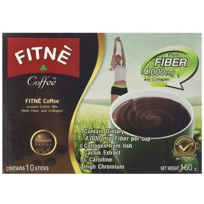 Fitne Coffee Fiber Collagen 160g - 10 sticks