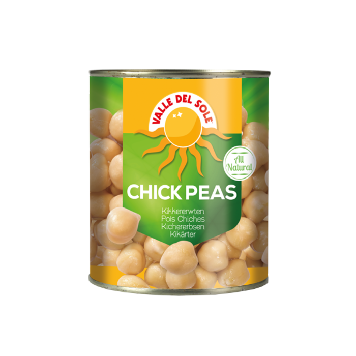 Valle Del Sole Chick Peas 800g canned Valle Del Sole