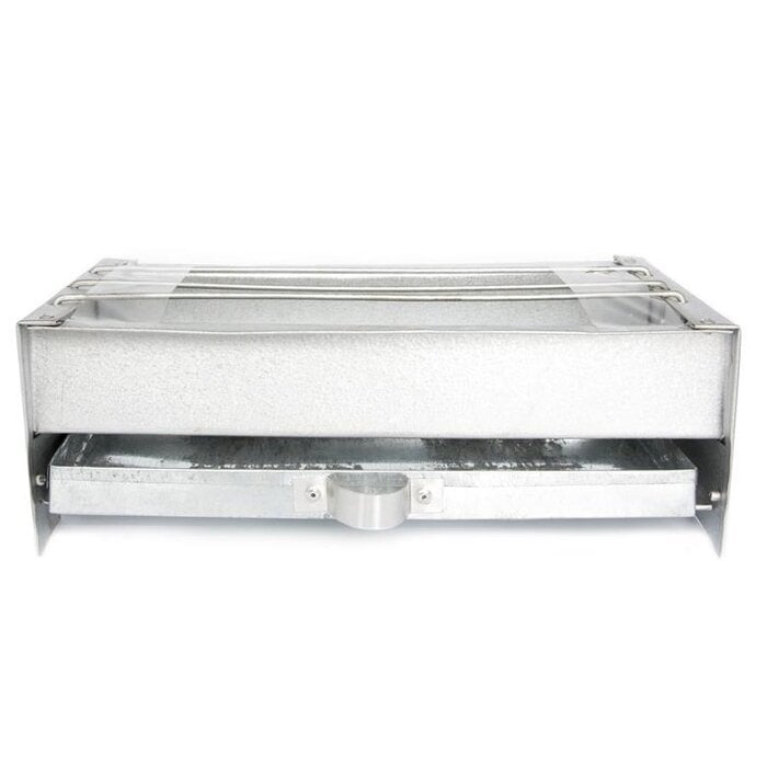 Iron charcoal grate L33xW16xH12 cm Satay grate