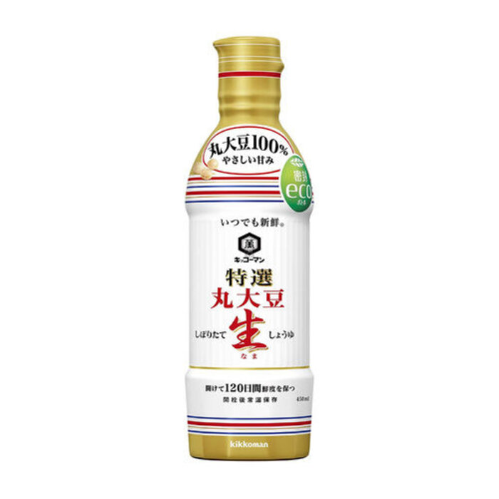 outlet: marudaizu shoyu less salt soy sauce 450ml kikkoman - White 25% Best Before 2025.11
