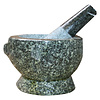 Thai stone mortar pestle ø 17cm - 6.5inch Made in Thailand