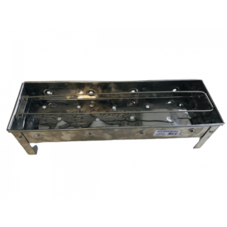 Sate Grid stainless steel 42 x 13 cm incl tray - Nesia