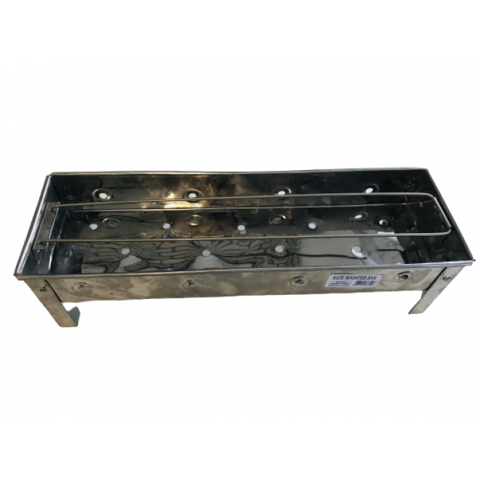 Sate Grid stainless steel 42 x 13 cm incl tray - Nesia