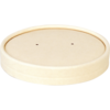 DEPA Lid, Bamboo paper PE, 97mm, natural, per 25 pieces