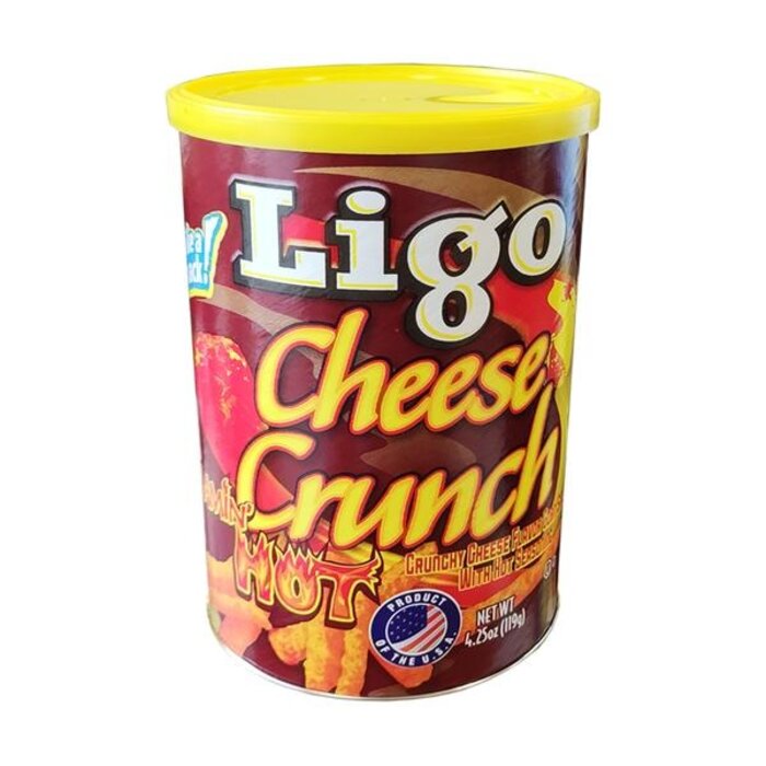 ligo cheese crunch flamen hot 4.25 oz - 119g