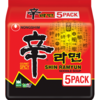 Nongshim shin ramyun 120g x 5 packs