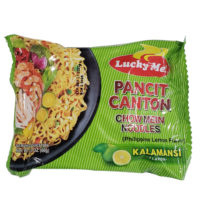 Pancit Canton Kalamansi 60g Lucky Me - green pack