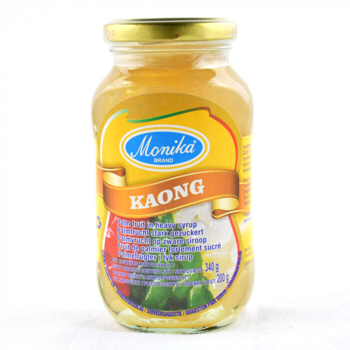 kaong palm fruit in syrup 340g monika