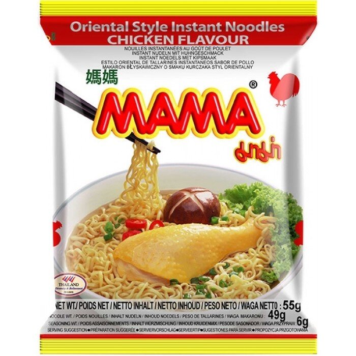 Mama chicken noodle 30 st. x 55gr