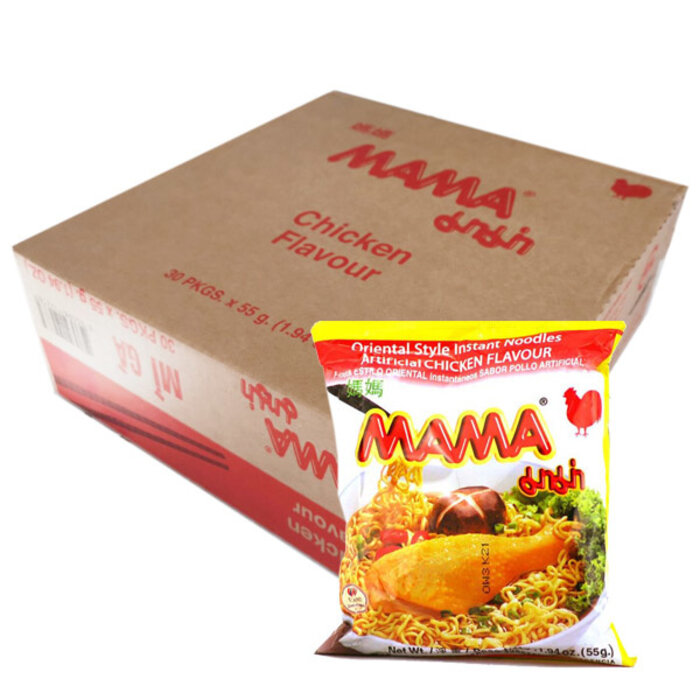 Mama chicken noodle 30 st. x 55gr