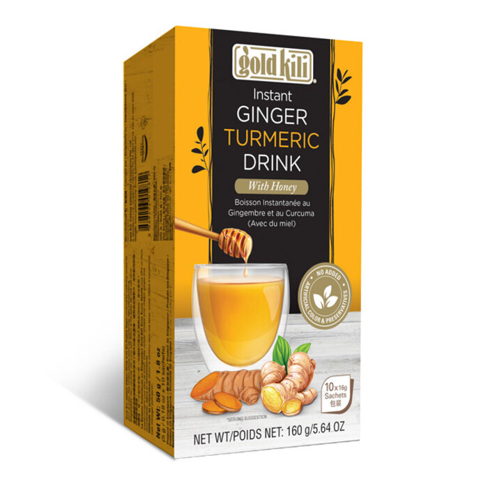 gold kili ginger turmeric drink with honey 160g