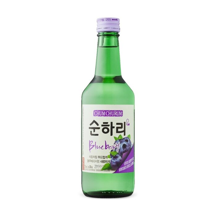 chum churum BlueBerry soju  12% - 360ml soonhari