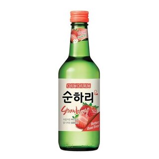 chum churum Strawberry soju 12% - 360ml soonhari