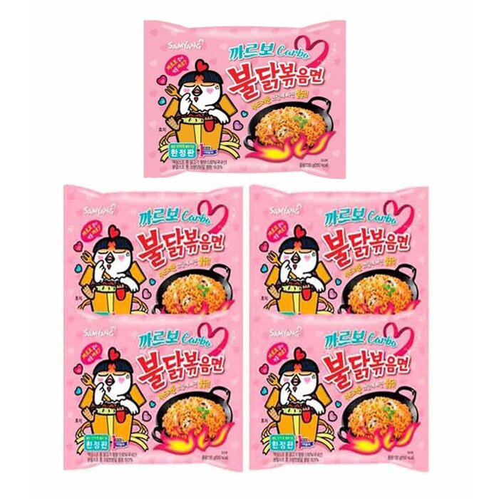 Samyang Carbonara Ramen 5-pack Buldak Hot chicken