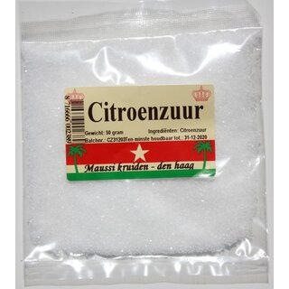 Citroenzuur 50g Maussi