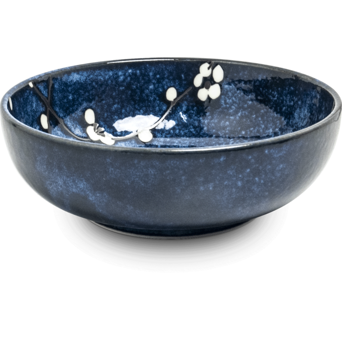 Schaal Kom Hana Blauw Ø20cm H7cm - 6040846