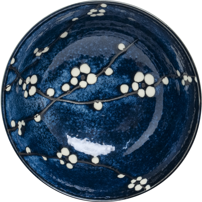 Schaal Kom Hana Blauw Ø20cm H7cm - 6040846