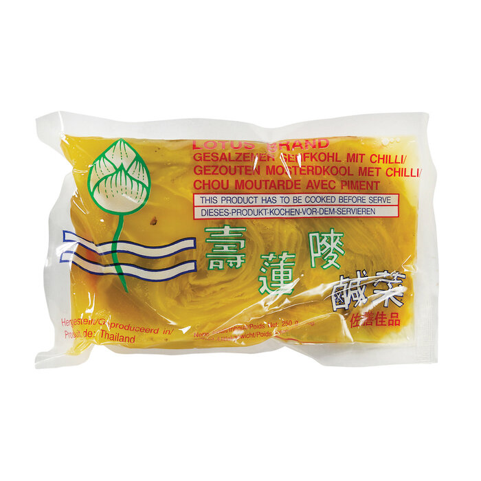 Lotus Pickled Mustard with chilli 250g