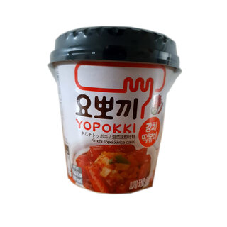 yopokki kimchi Rice Topokki 115g